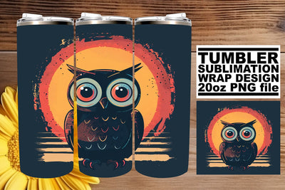 Retro Wildlife Wonderland Tumbler Design, Vintage Sublimation Wrap, 20oz, Nostalgic Charm Sublimation afrosvg 