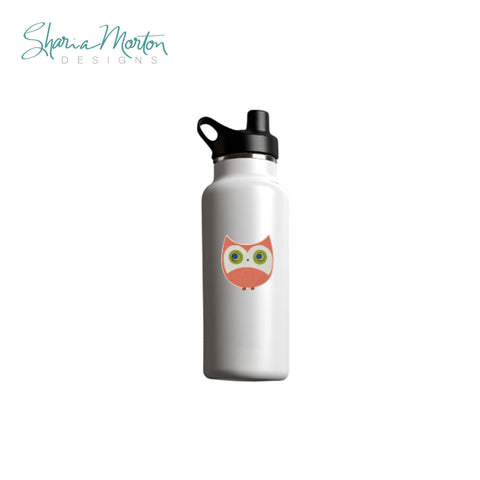 Retro Wise Owl Sticker SVG Sharia Morton Designs 