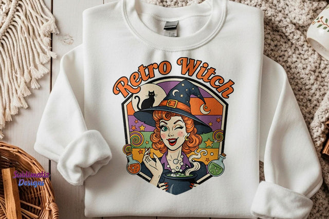 Retro With Halloween Design PNG Sublimation Sublimatiz Designs 