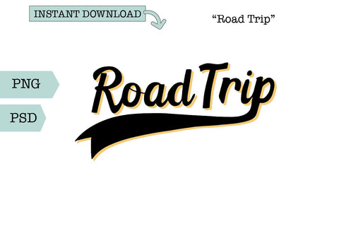Retro Word Art SVG/Sublimation-Road Trip SVG Sharia Morton Designs 