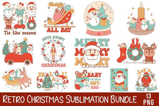 Rettro christmas sublimation Sublimation Rupkotha 