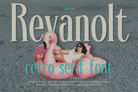 Revanolt | Retro Serif Font studioalmeera 