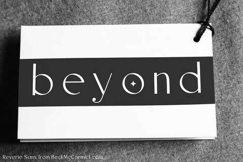 Reverie Modern Sans Font Font Beck McCormick 
