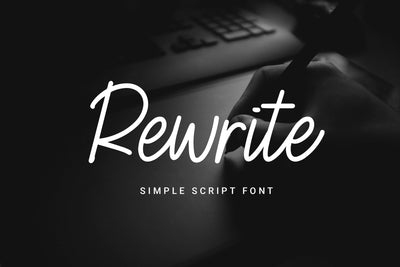 Rewrite Font LetterdayStudio 