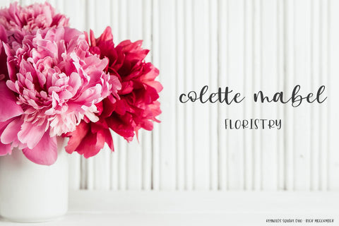 Reynolds Square Calligraphy Font Duo Font Beck McCormick 