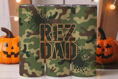 Rez Dad 20oz Tumbler Wrap Sublimation PixelChick 