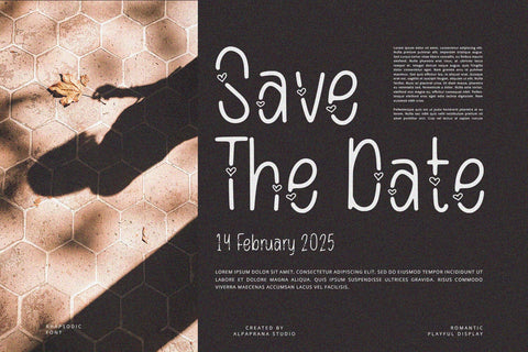 Rhapsodic - Display Font Font Alpaprana Studio 