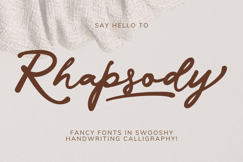 Rhapsody Font gatype 