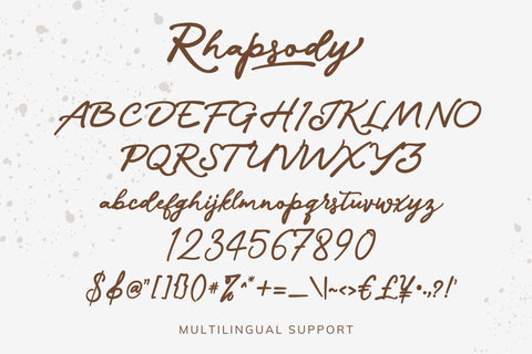 Rhapsody Font gatype 