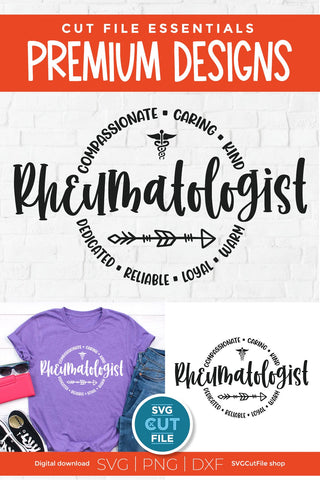 Rheumatologist svg - a rheumatology doctor svg for crafters SVG SVG Cut File 