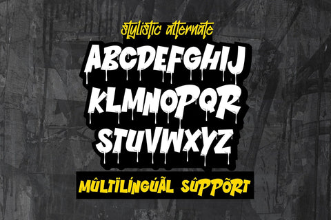 Rhinos Pero - Quirky Graffiti Font Font Mozzatype 