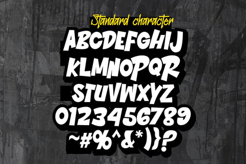 Rhinos Pero - Quirky Graffiti Font Font Mozzatype 