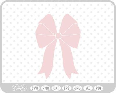 Ribbon Bow Knot SVG DottieDigitals 