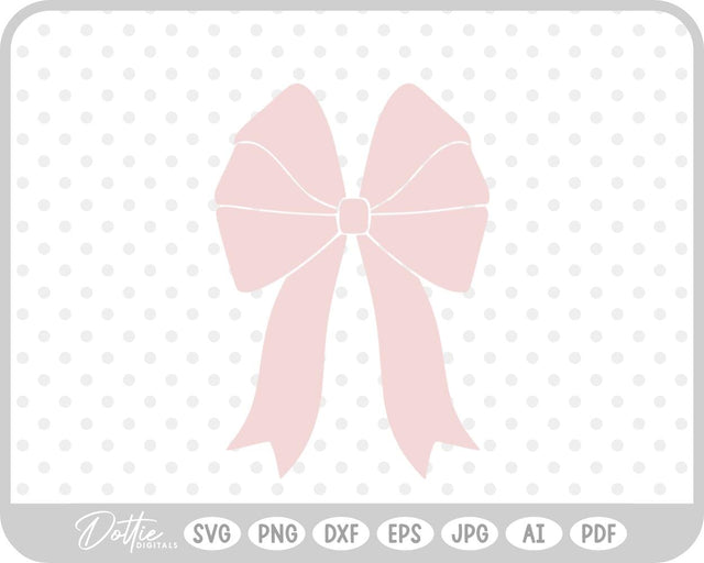 Ribbon Bow Knot SVG DottieDigitals 
