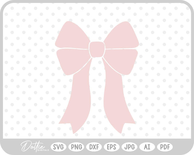 Ribbon Bow Knot SVG DottieDigitals 