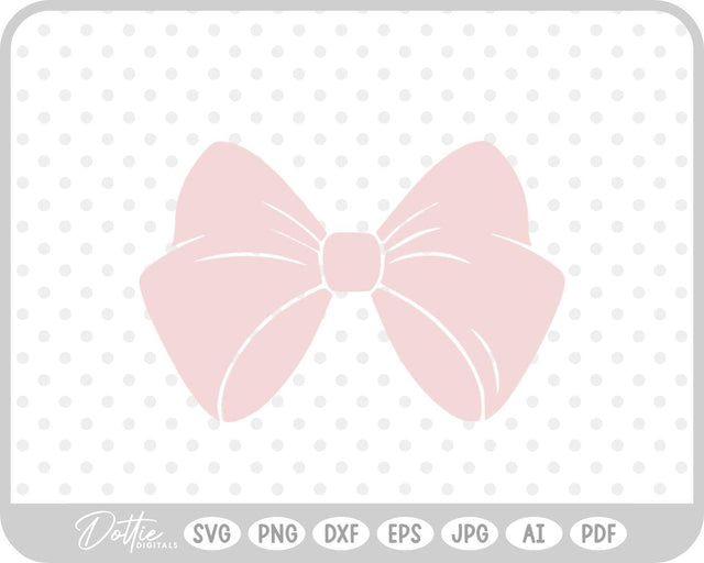 Ribbon Bow Knot SVG DottieDigitals 