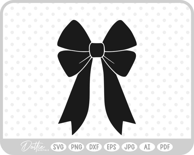 Ribbon Bow Knot SVG DottieDigitals 