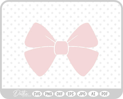 Ribbon Bow Knot SVG DottieDigitals 