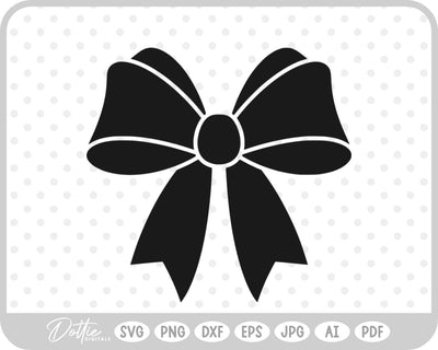 Ribbon Bow Knot SVG DottieDigitals 