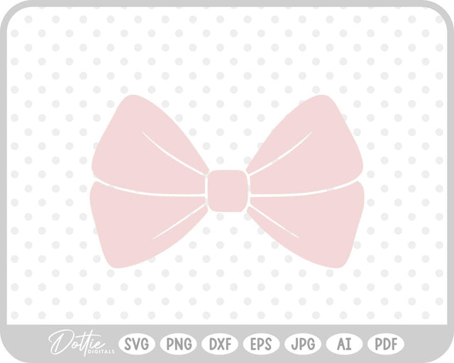 Ribbon Bow Knot SVG DottieDigitals 