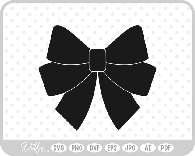 Ribbon Bow Knot SVG DottieDigitals 