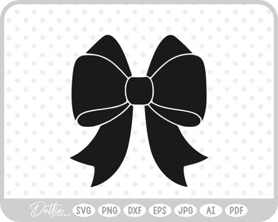 Ribbon Bow Knot SVG DottieDigitals 