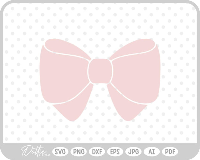 Ribbon Bow Knot SVG DottieDigitals 