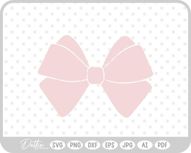Ribbon Bow Knot SVG DottieDigitals 