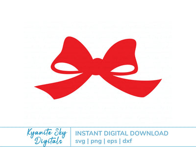Ribbon Bow Shape SVG cut file SVG Kyanite Sky Digitals 