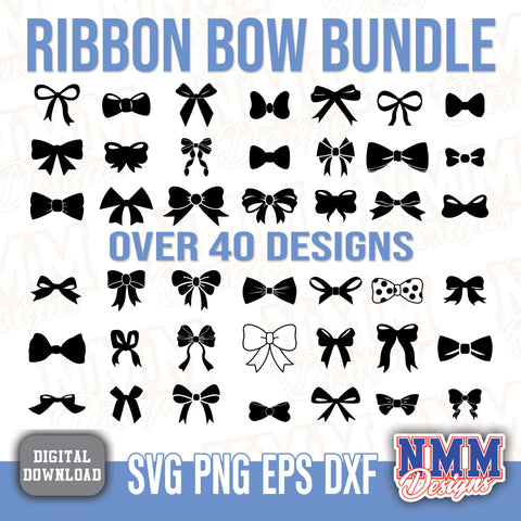 Ribbon Bow SVG Bundle, Ribbon SVG, Bow svg, Present Svg, Bow Tie SVG, Png, Svg Files for Cricut, Silhouette, Present Bow svg, Cricut SVG NMMDesignsShop 