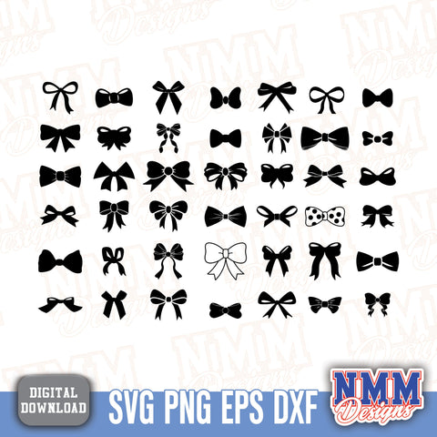 Ribbon Bow SVG Bundle, Ribbon SVG, Bow svg, Present Svg, Bow Tie SVG, Png, Svg Files for Cricut, Silhouette, Present Bow svg, Cricut SVG NMMDesignsShop 