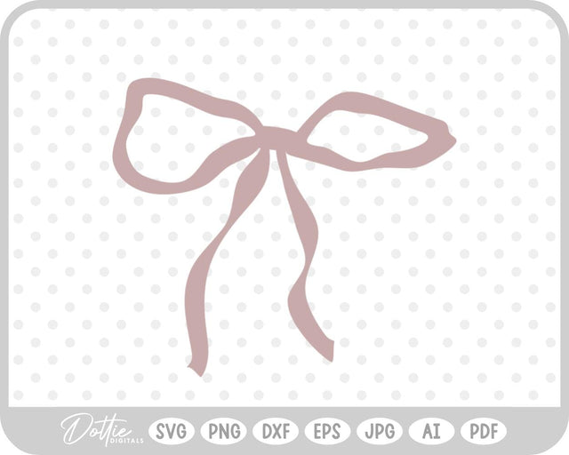 Ribbon Bow SVG DottieDigitals 