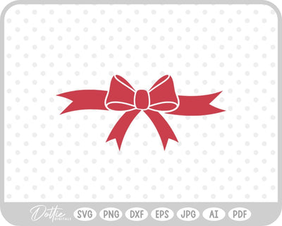 Ribbon Bow SVG DottieDigitals 