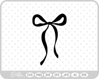 Ribbon Bow SVG DottieDigitals 