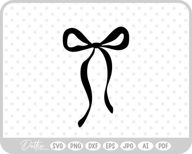 Ribbon Bow SVG DottieDigitals 