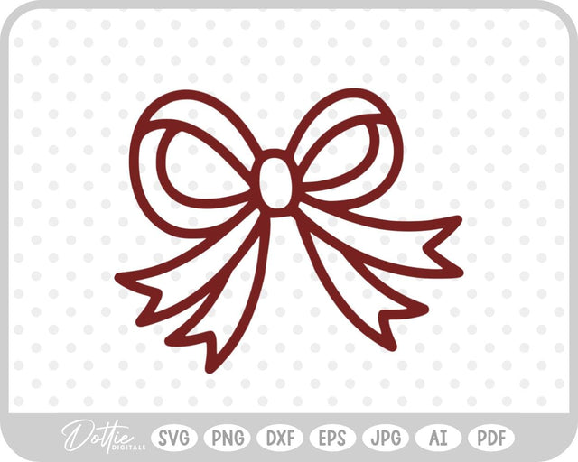 Ribbon Bow SVG DottieDigitals 