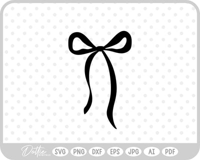 Ribbon Bow SVG DottieDigitals 