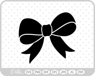 Ribbon Bow SVG DottieDigitals 
