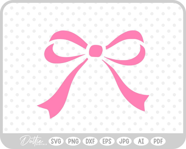 Ribbon Bow SVG DottieDigitals 