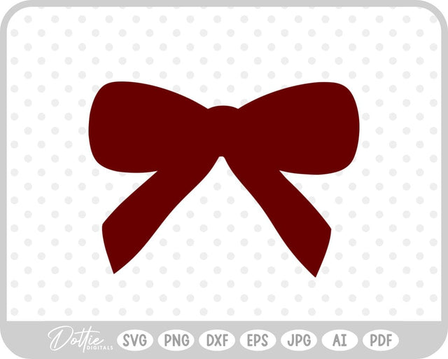 Ribbon Bow SVG DottieDigitals 