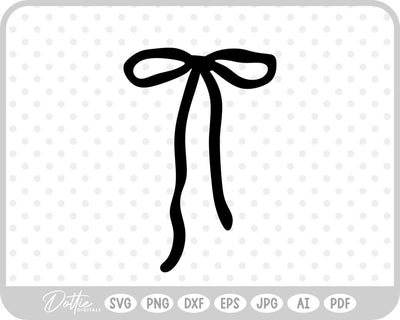 Ribbon Bow SVG DottieDigitals 