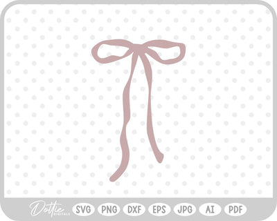Ribbon Bow SVG DottieDigitals 