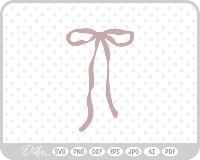Ribbon Bow SVG DottieDigitals 