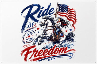 Ride of Freedom Patriotic Horse PNG | American Flag Rider Sublimation PNG SVG BillahCrafts 
