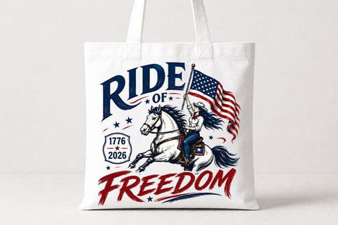 Ride of Freedom Patriotic Horse PNG | Patriotic Horse Sublimation PNG SVG BillahCrafts 