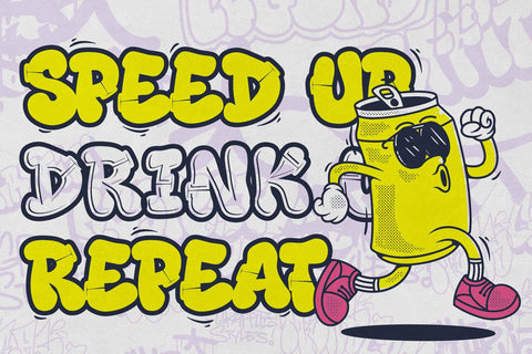 Rift Punk – Bold Street Graffiti Font with 3D Layers and Drip Effect Font Mozzatype 