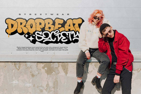 Rift Punk – Bold Street Graffiti Font with 3D Layers and Drip Effect Font Mozzatype 