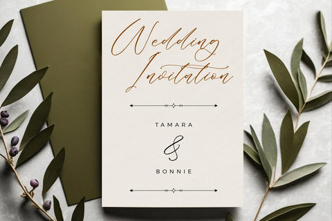 Rilenheart Scottibela - Chic Calligraphy Font Font Storytype Studio 