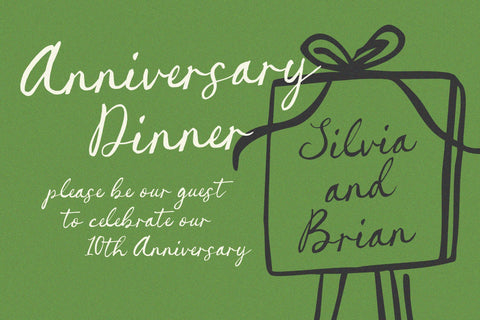 Rilona Notes - Inky Handwritten Script Font Font Timur type 