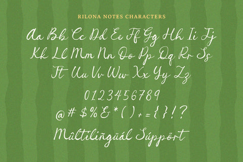 Rilona Notes - Inky Handwritten Script Font Font Timur type 